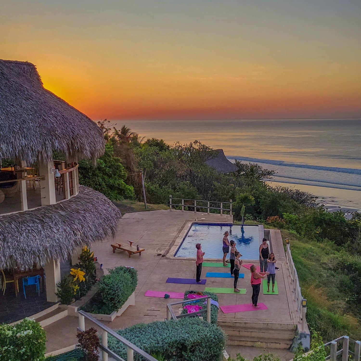 Sunrise Yoga - Sherry Ott - Surf & Yoga Retreat El Salvador
